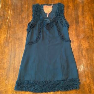 Beautiful Navy Blue Sleeveless Mini Dress - Size XS
